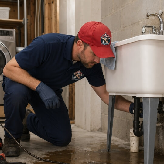 Fixing Under Laundry Tub Fixing drain under laundry tub